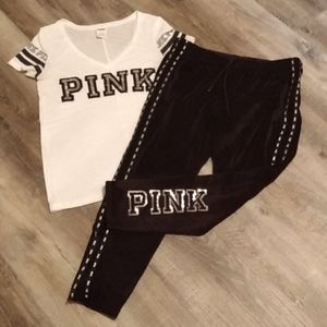 Victoria's Secret PINK Bling Outfit Size Large